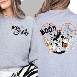 Cute Disney Halloween Shirt | Mickey Fall Shirt | Disney Fall SweatShirt | Matching Halloween | Mickey Head Disney Halloween Shirt