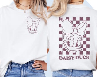 Daisy Duck T-Shirt, Disney Familie T-Shirt, niedliches Geburtstags-Shirt, passendes Disney Urlaubskleid für Kinder