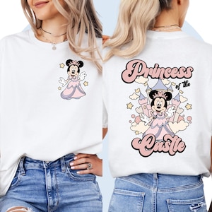 Camiseta de Minnie / Camiseta de Minnie Mouse / Camiseta de Minnie para niños / Camiseta de dibujos animados de Disney unisex para adultos y niños / Fiesta temática de Disney