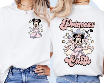 Maglietta Minnie / Maglietta Minnie Mouse / Maglietta Minnie Bambino / Maglietta Disney Cartoon Unisex Adulto Bambini / Festa a tema Disney