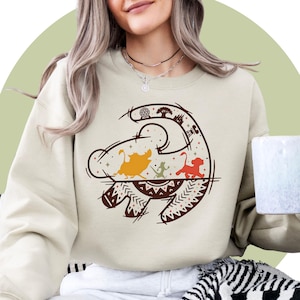 Camiseta Disney Lion | Camiseta Rei Leão | Camiseta Disney Sweatshirt | Disney combinando | Camiseta Mickey Head Disney Lion