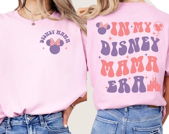 Camiseta Disney para mamá, camiseta Minnie Mouse para mamá, regalo para mamá, camiseta Disney para vacaciones familiares, linda camiseta Disney para mamá, regalo para el Día de la Madre, viaje a Disney