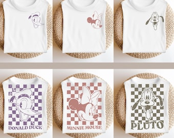 Camiseta de personajes de Disney / Camiseta de viaje de niñas Disney / Camiseta de Disney / Camisetas a juego / Camiseta de niñas Disney / Camiseta de Minnie para mujer / Viaje de deseos para niños