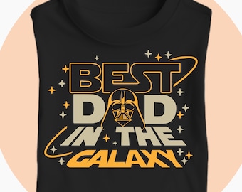 Star Wars-shirt vader, beste vaderdagcadeau, gepersonaliseerd T-shirt papa, coole vadersclub, bijpassende Disney-shirt