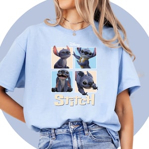Lilo And Stitch Shirt | Angel Shirt | Stitch Birthday Tshirt | Lilo Child Tshirt | Disney Cartoon Shirt Unisex Adult Kids | Disney theme