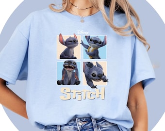 Lilo And Stitch Shirt | Angel Shirt | Stitch Birthday Tshirt | Lilo Child Tshirt | Disney Cartoon Shirt Unisex Adult Kids | Disney theme