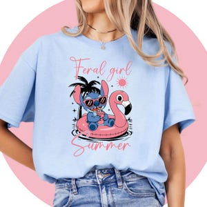 Chemise Lilo And Stitch | Chemise Ange | T-shirt d'anniversaire brodé | T-shirt enfant Lilo | T-shirt Disney Cartoon Mixte Adulte Enfants | Thème Disney