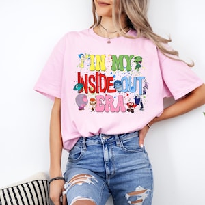 Koszulka Inside Out Era, Koszulki Inside Out Characters, Bluza Inside Out, Dopasowanie grupy Inside Out, Impreza rodzinna Inside Out