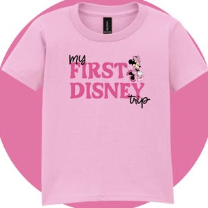 My First Disney Trip Toddler Shirt - Custom Disney Shirts - Family Matching T-Shirts - Disney Trip 2025