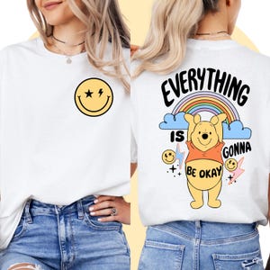 Camisa Pooh Bear / Disney Magical / Disney Gift Idea / Disney Trip Shirt / Shirt Sudadera con capucha / Camiseta gráfica / Manga corta /