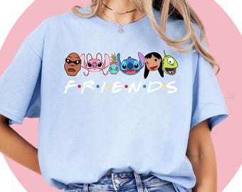 Lilo And Stitch Shirt | Angel Shirt | Stitch Birthday Tshirt | Lilo Child Tshirt | Disney Cartoon Shirt Unisex Adult Kids | Disney theme