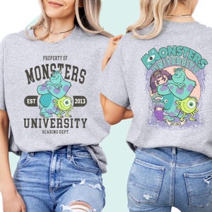 Disney magique | T-shirt imprimé Monsters Inc. | -shirt à capuche pour enfant Sac fourre-tout pour enfant Tshirt S | Chemise de voyage Disney | Téléchargement numérique