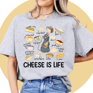 Disney Ratatouille Shirt, Chef Remy Tee, Pixar Little Chef T-Shirt, Cute Mouse Graphic Tee, Gift for Fans