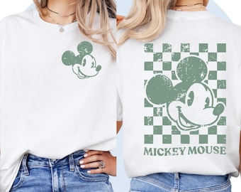 Camiseta de Mickey Mouse, camiseta familiar de Disney, linda camiseta de cumpleaños, ropa de vacaciones de Disney a juego para niños