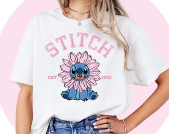 Lilo und Stitch Shirt | Engel-Shirt | Stich Geburtstag Tshirt | Lilo Kind T-Shirt | Disney T-Shirt Unisex Erwachsene Kinder | Disney-Thema
