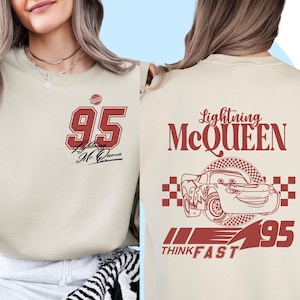 Lightning McQueen Cars Shirt | Disney Magical | Disney Gift Idea | Disney Trip Shirt | Shirt Sweatshirt Hoodie | Graphic Tee | Short Sleeve
