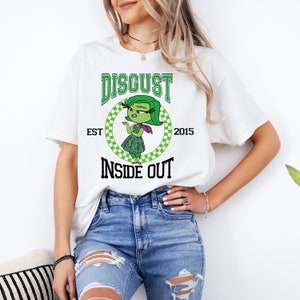 Koszulka Inside Out Disgust, Koszulki Inside Out Characters, Bluza Inside Out, Dopasowanie grupy Inside Out, Impreza rodzinna Inside Out
