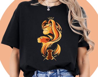 Disney Lion Shirt | Lion King Shirt | Disney SweatShirt | Matching Disney | Mickey Head Disney Lion Shirt