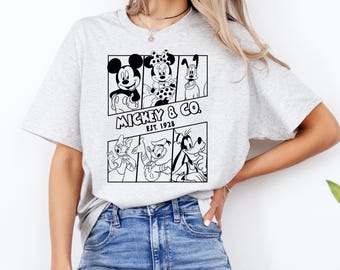 Mickey T-Shirt | Disney Shirt | Mickey Number Tshirt | Mickey  Birthday Tshirt | Shirt Sweatshirt Hoodie | Mickey Birthday Party