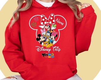 Disney Trip Hoodie Free Personalisation | Disney Hoodie 2025 | Disneyland Hoodie | Disney Family Hoodie| Disney Trip Hoodie