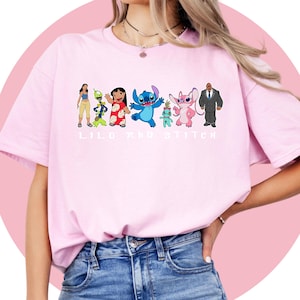 Lilo And Stitch Shirt | Angel Shirt | Stitch Birthday Tshirt | Lilo Child Tshirt | Disney Cartoon Shirt Unisex Adult Kids | Disney theme