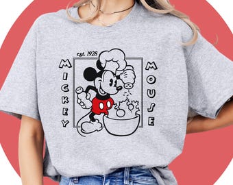 Camiseta retro de Mickey, camiseta familiar de Disney, camiseta vintage de Mickey Mouse, ropa infantil personalizada, atuendo para viaje a Disney