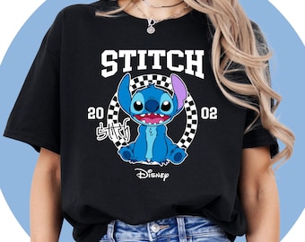 Overhemd Lilo And Stitch | Engelenshirt | Stitch Verjaardagst-shirt | T-shirt Lilo-kind | Disney-tekenfilmshirt uniseks volwassen kinderen | Disney-thema