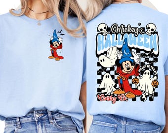 Disney Halloween Shirt, Mickey and Friends Matching Tee, Spooky Season Family Shirts, Halloween Trip Outfit