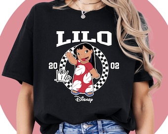 Lilo und Stitch Shirt | Engel-Shirt | Stich Geburtstag Tshirt | Lilo Kind T-Shirt | Disney T-Shirt Unisex Erwachsene Kinder | Disney-Thema