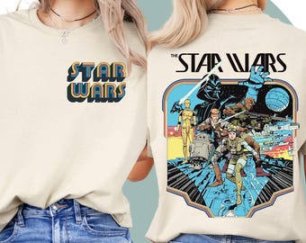 Retro Star Wars Shirt | Retro Disney Shirt | Disney SweatShirt | Matching Disney | Mickey Head Disney Lion Shirt