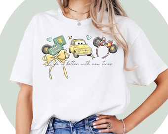 Koszulka Disney Cars, koszulka Lightning McQueen, pasująca koszulka Mater Family, koszulka Pixar Birthday Vacation, prezent dla dzieci