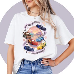 Disney Bilar T-shirt - Blixten McQueen Kylarfjädrar T-shirt För Barn Och Vuxna bild 6
