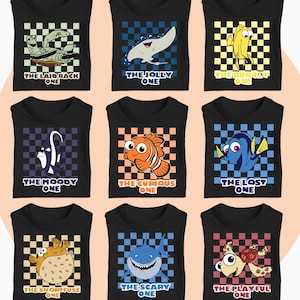 Disney Nemo Shirt, Finding Dory Tee, Pixar Characters, Family Vacation Gift, Cute Nemo Apparel for Kids and Adults