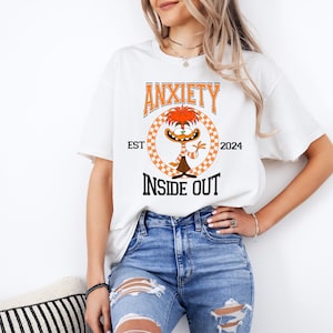 Inside Out Anxiety Shirt, Inside Out Characters Shirts, Inside Out Sweatshirt, Inside Out Group Matching, Inside Out Family Party