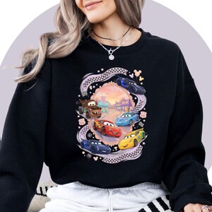 Disney Bilar T-shirt - Blixten McQueen Kylarfjädrar T-shirt För Barn Och Vuxna bild 4