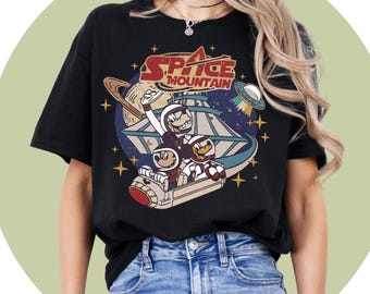 Space Mountain Shirt | Retro Disney Shirt | Disney SweatShirt | Matching Disney | Mickey Head Disney Lion Shirt
