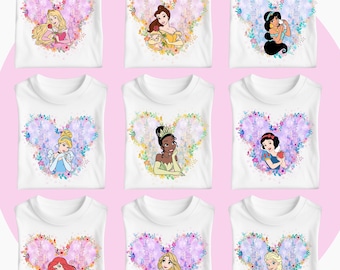 Disney Princess Shirt, Disney Watercolor Castle Tee, Disney Vacation Disney Princess Gift, Disney Girls Trip, Princess Tee, Princess Castle
