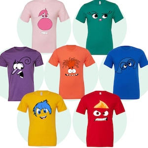 Inside Out Shirt, Inside Out Characters Shirts, Inside Out Sweatshirt, Inside Out Group Matching, Inside Out Family Party