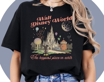 Camiseta Disney, Camiseta de Mickey Mouse, Camiseta divertida de vacaciones Disney, Camiseta a juego para toda la familia, Regalo para ella