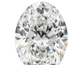 4ct Oval Lab Diamond F color IGI Certified VS1 Engagement Wedding White Bright Sparkle for Gift