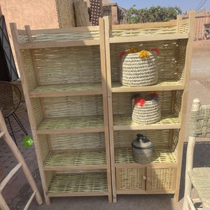 Handcrafted Wooden Shelf: Rustic Farmhouse Decor