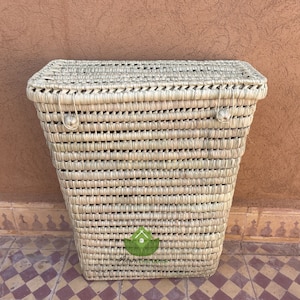 Bathroom Storage Rattan Basket, wicker basket , laundry basket, living room decor, storage for Bedroom