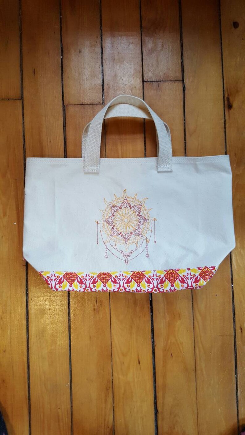 Canvas Tote Bag ~ Embroidered or Monogrammed
