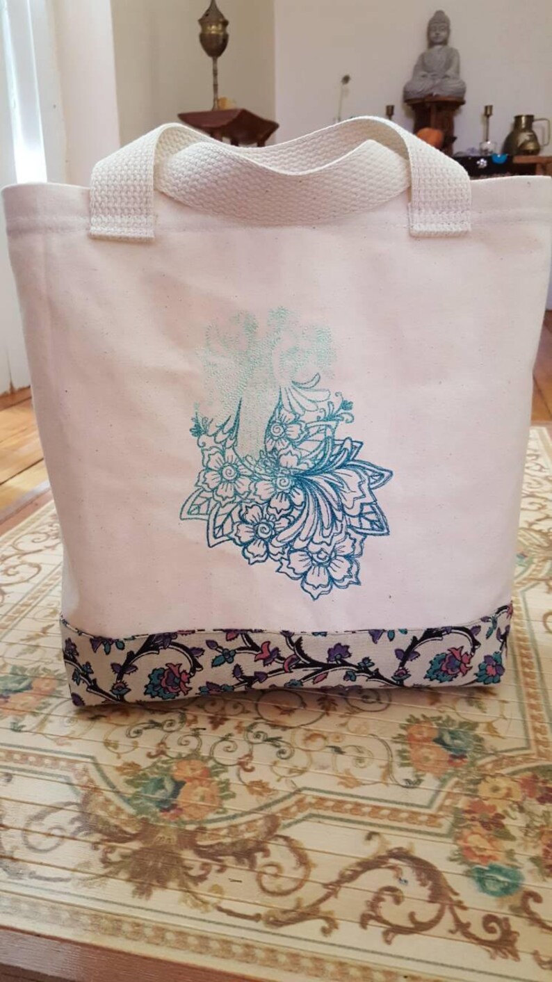 Canvas Tote Bag ~ Embroidered or Monogrammed