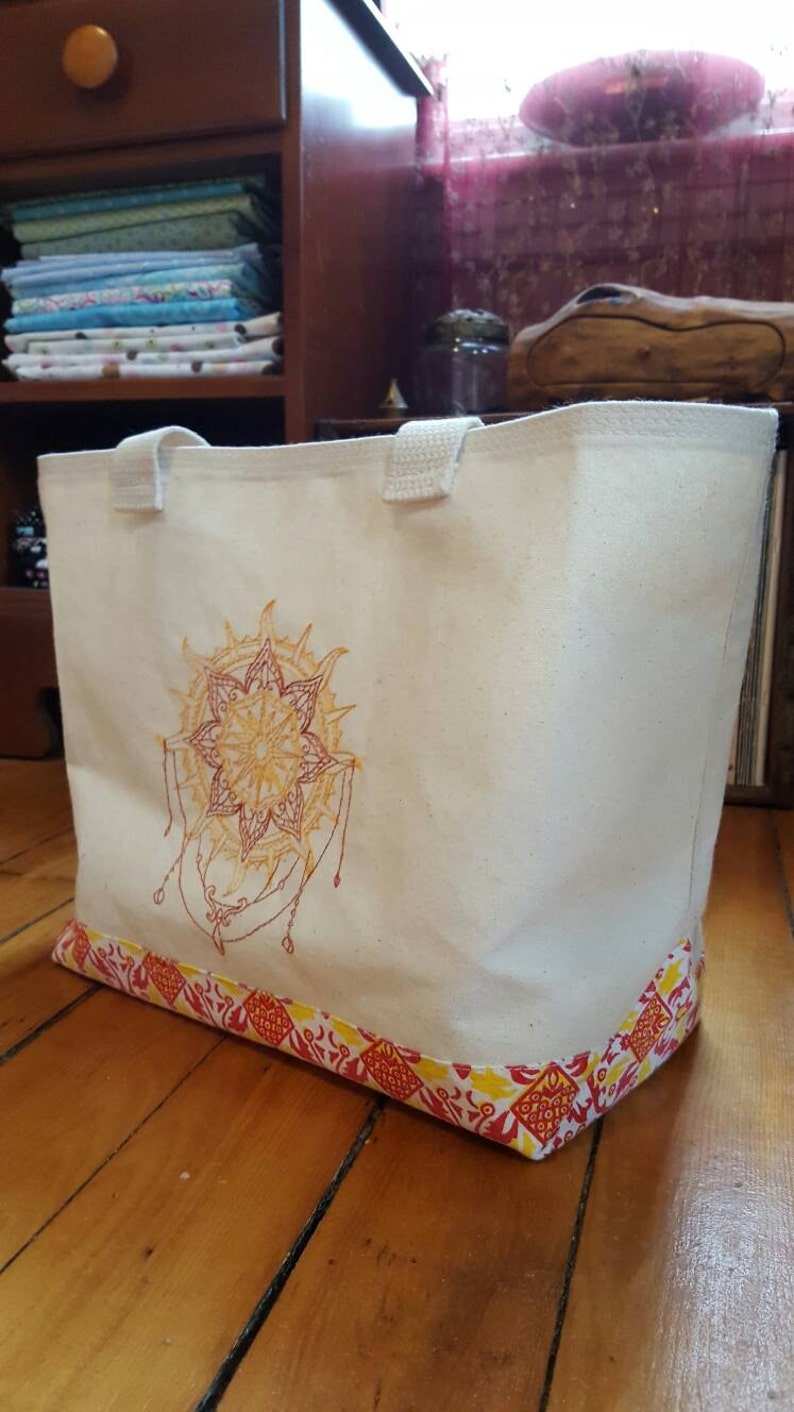 Canvas Tote Bag ~ Embroidered or Monogrammed