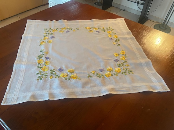 HAND-EMBROIDERED TABLECLOTH
