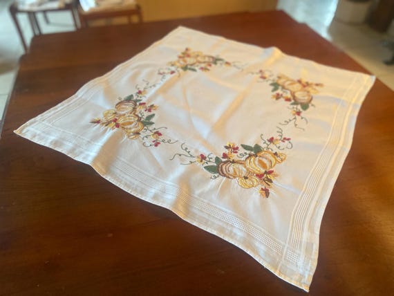 HAND-EMBROIDERED TABLECLOTH