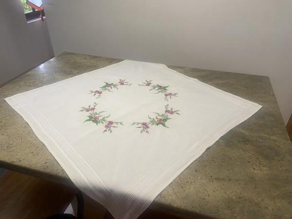 HAND-EMBROIDERED TABLECLOTH