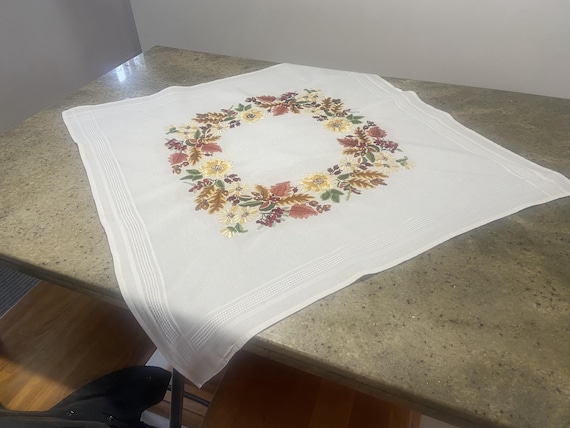 HAND-EMBROIDERED TABLECLOTH