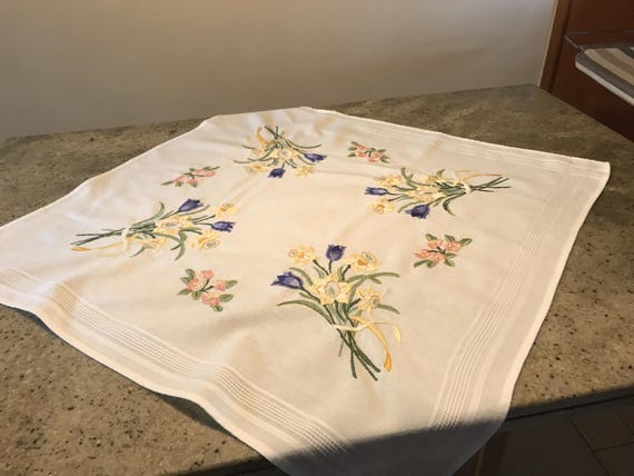 HAND-EMBROIDERED TABLECLOTH